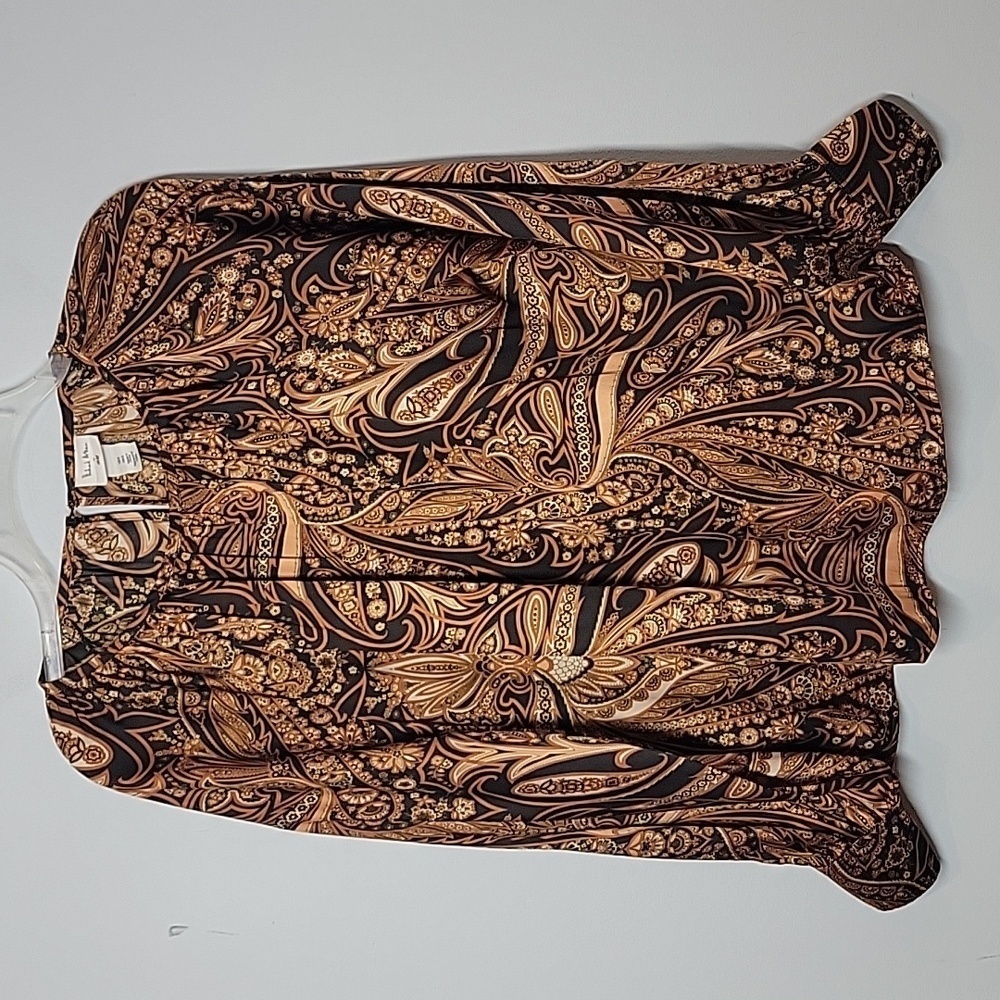 Richard Allan x H&M Blouse Paisley Print Long Sleeves